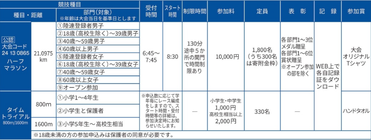 概要表
